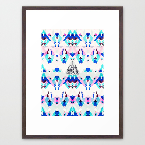 Mountain Ikat in Pink and Blue