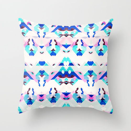 Mountain Ikat in Pink and Blue