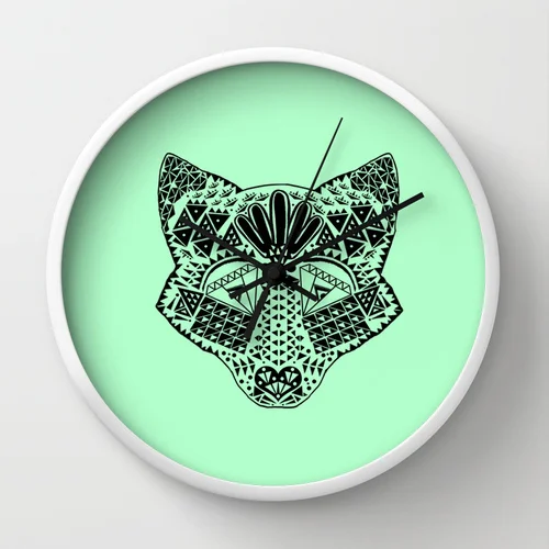 Mint Wolf Head