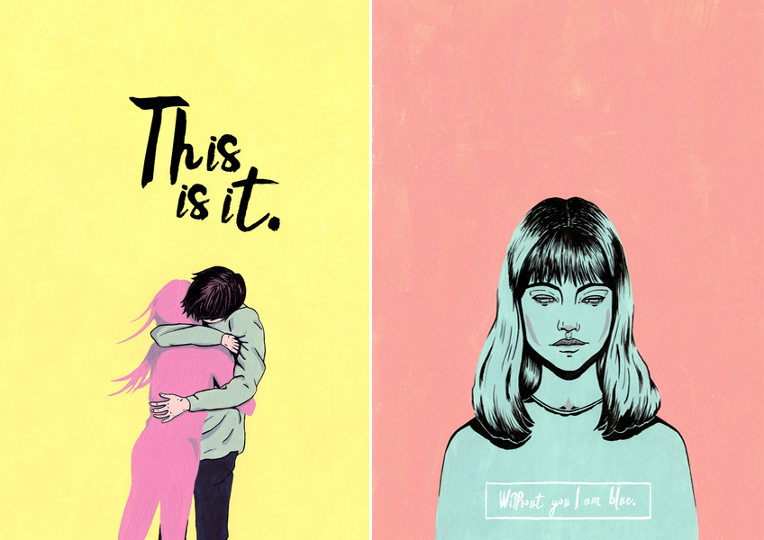 " This is It " & " Without You I Am Blue " by Adriana Bellet