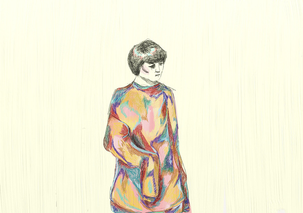 " standing " by Katty Huertas