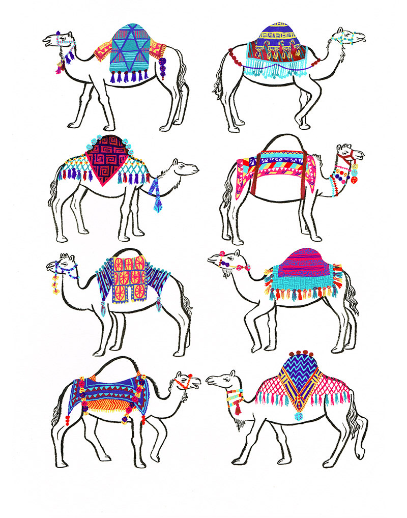 "Camel Couture Print" by Melinda Boyce