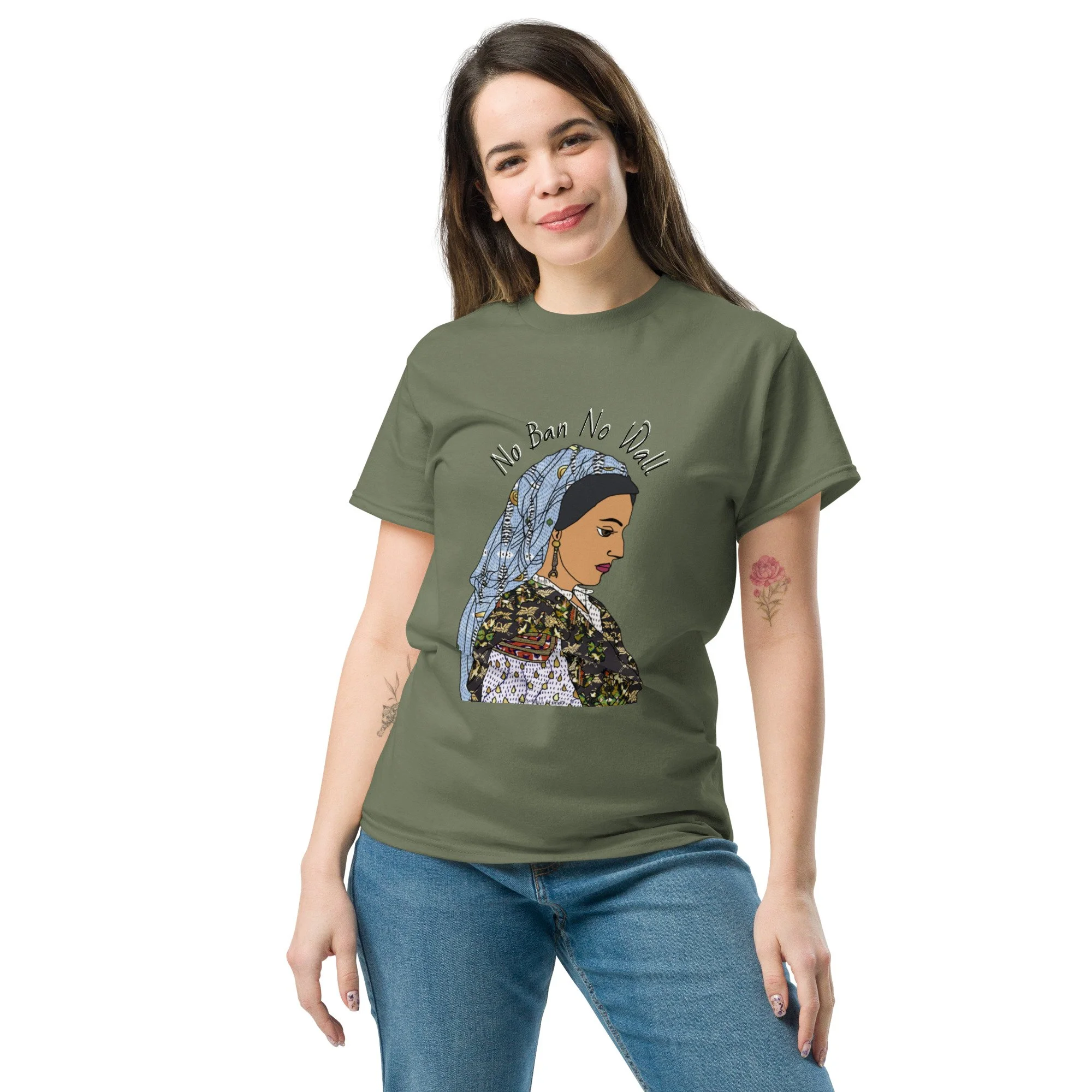 unisex-classic-tee-military-green-front-6a29eea657f4d.jpg