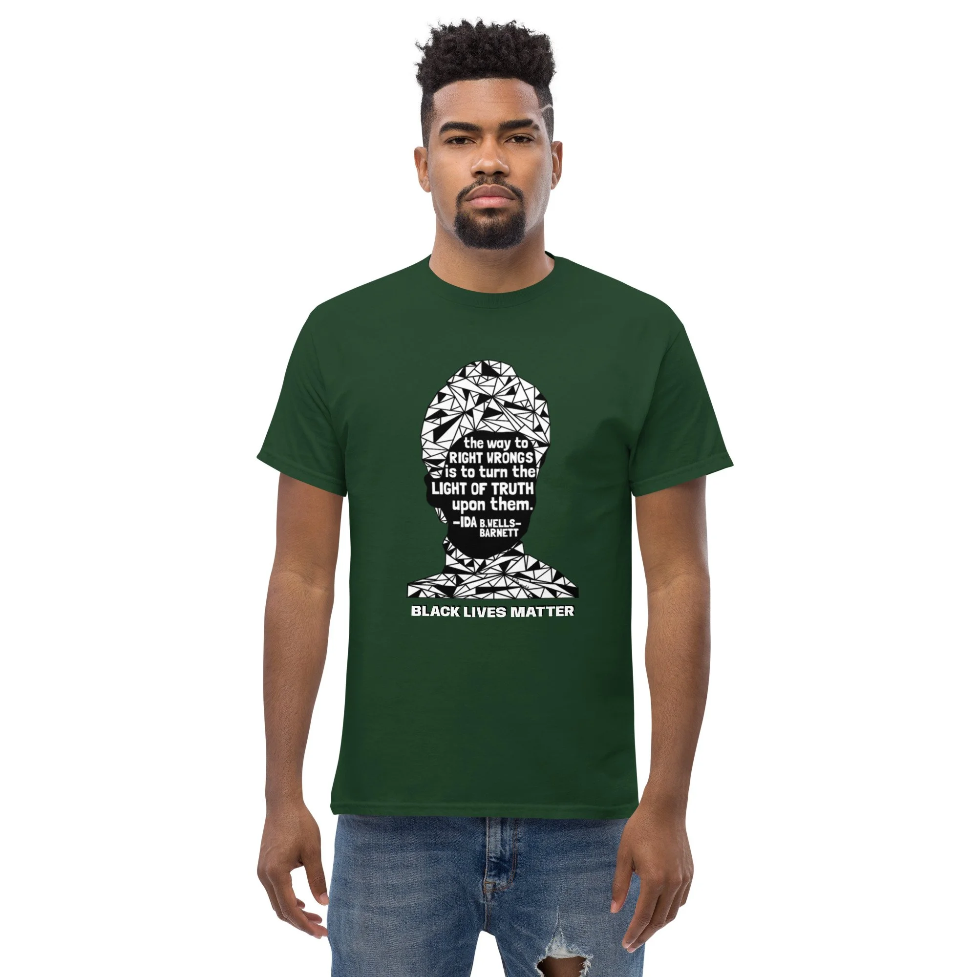 unisex-classic-tee-forest-green-front-6a29f25876bbb.jpg
