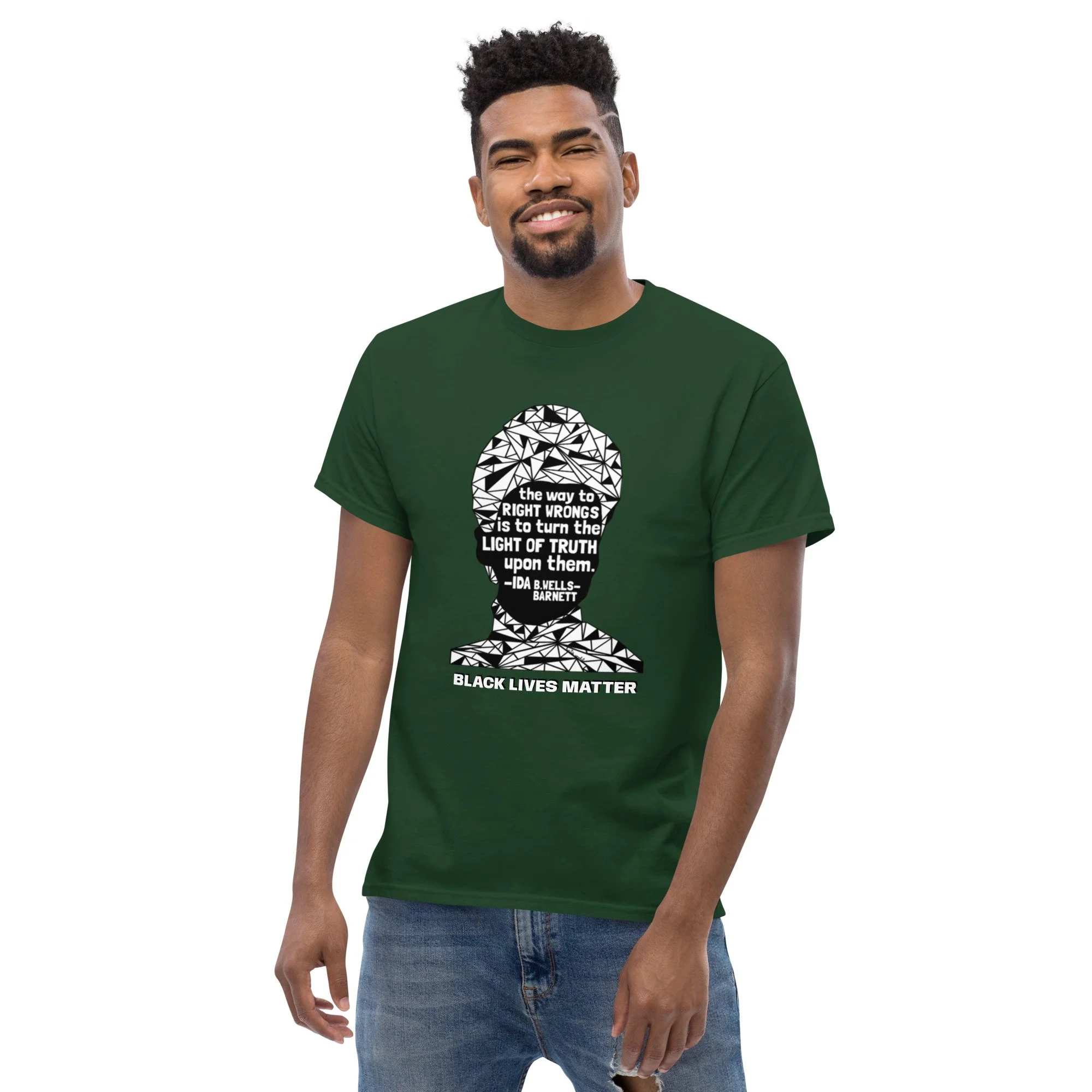 unisex-classic-tee-forest-green-front-2-6a29f258773e1.jpg