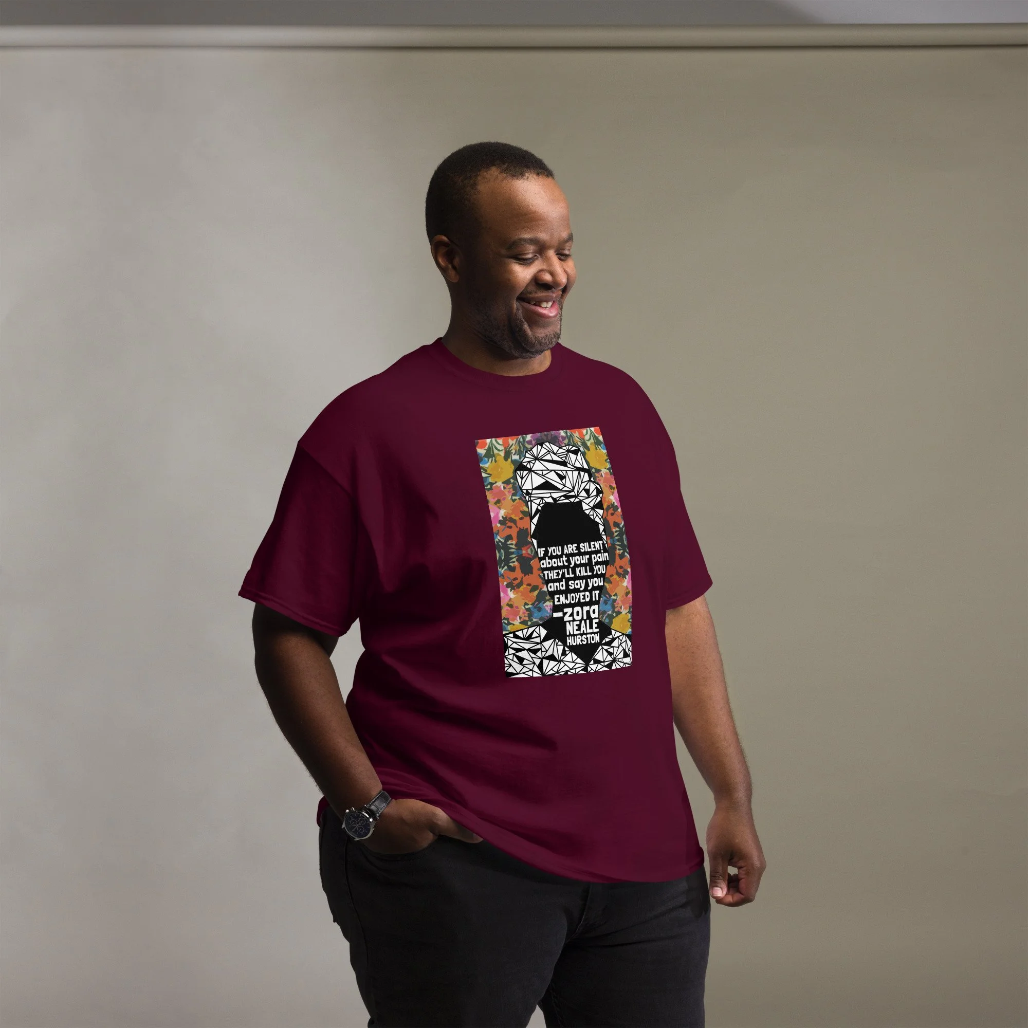 unisex-classic-tee-maroon-front-6a29f5f019c9e.jpg