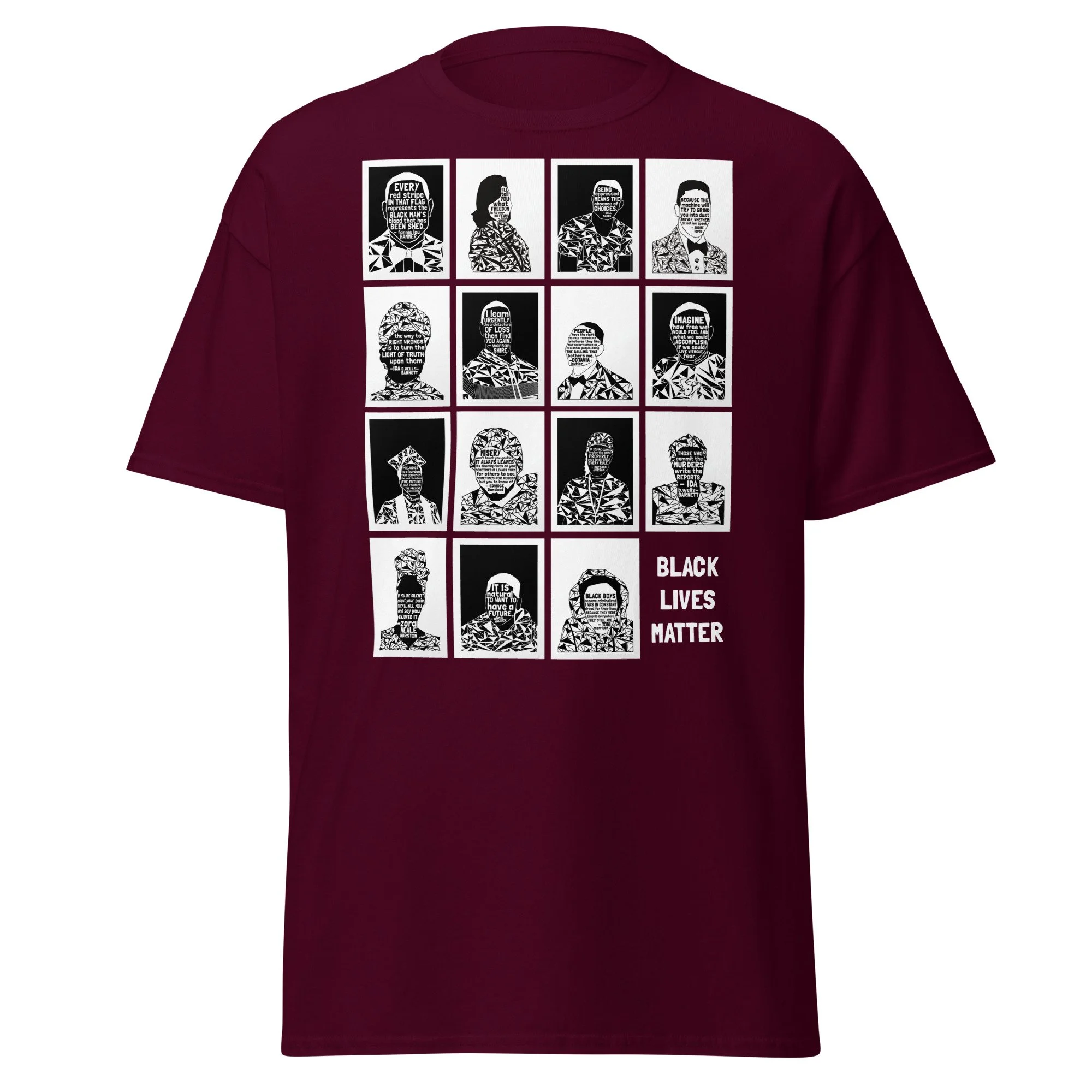 unisex-classic-tee-maroon-front-6a2a0d2f57a97.jpg