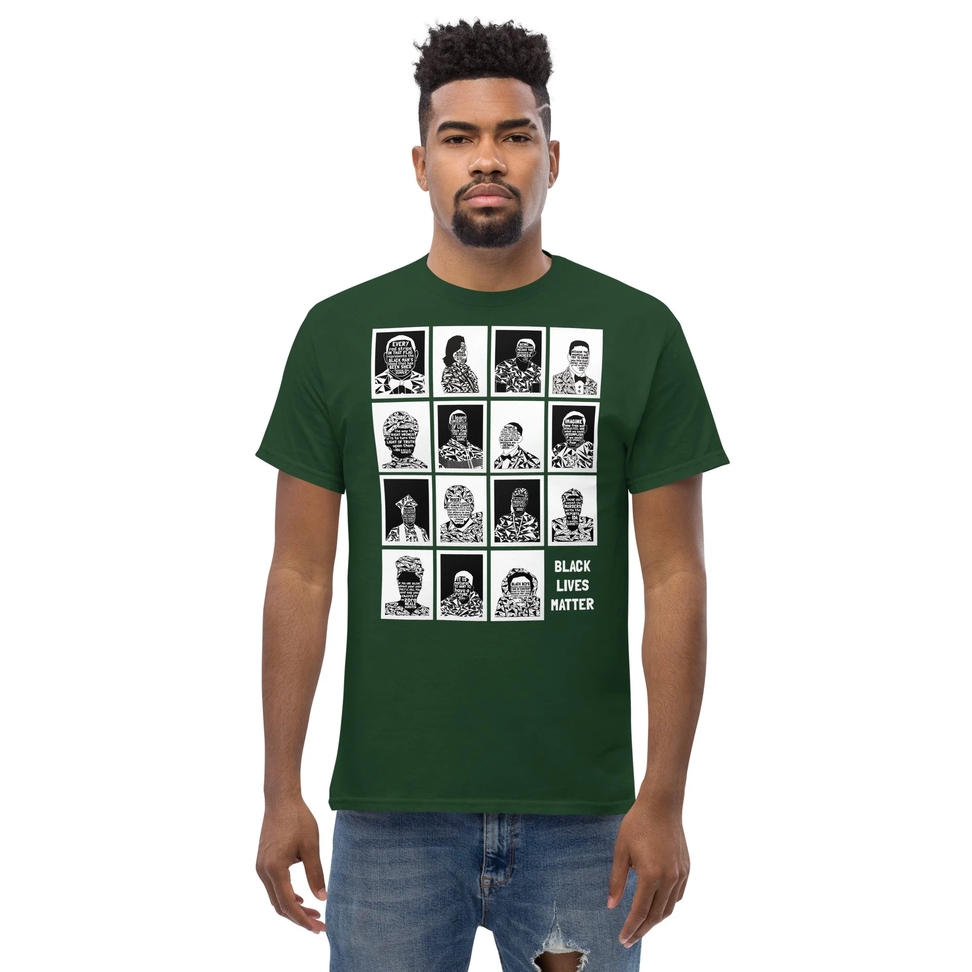 unisex-classic-tee-forest-green-front-6a2a0d2f567b7.jpg