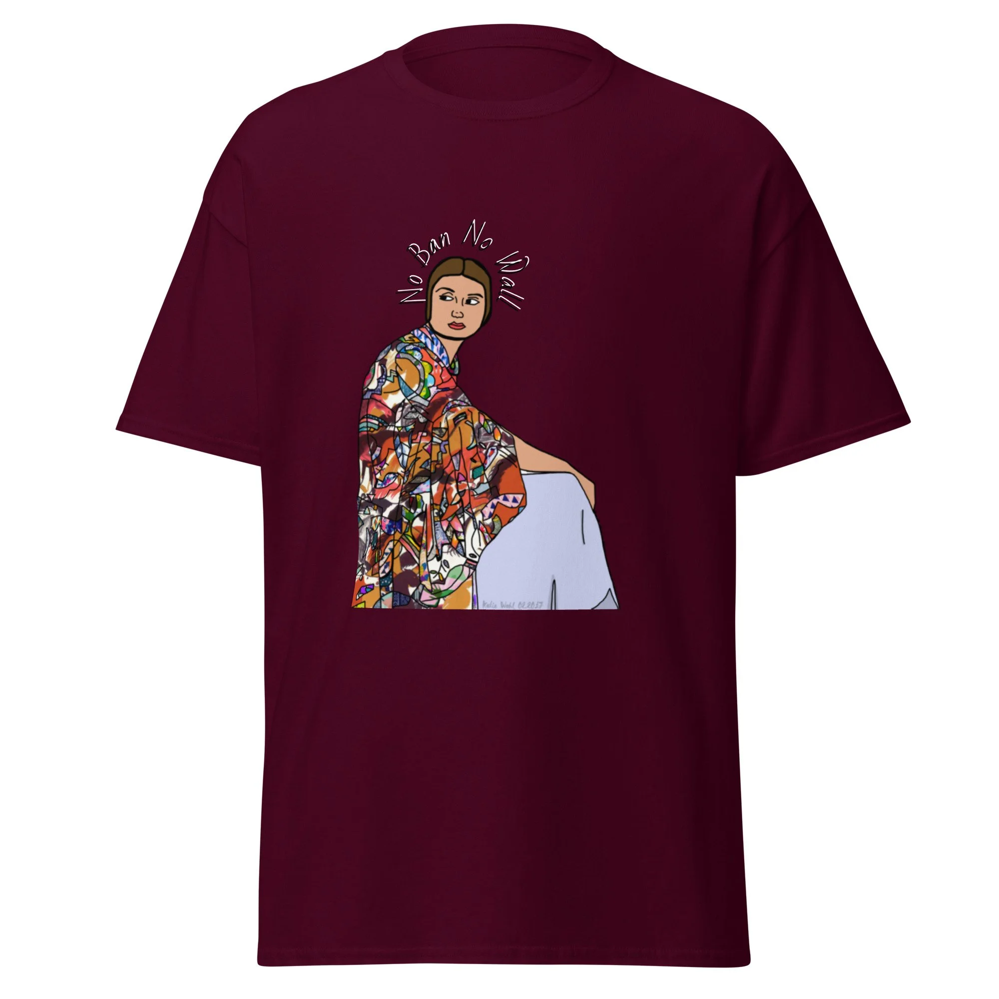 unisex-classic-tee-maroon-front-6a2a0fcc8991e.jpg