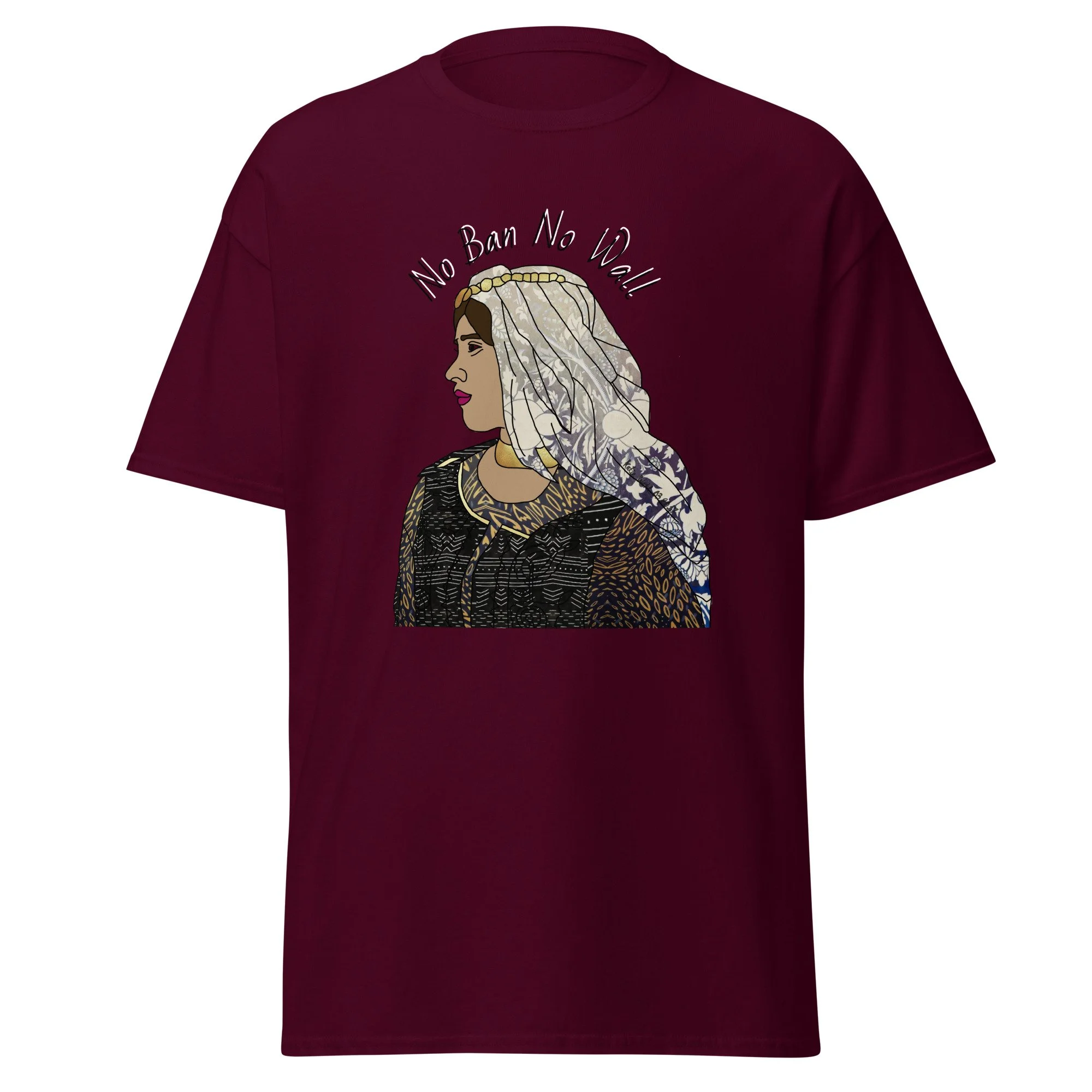 unisex-classic-tee-maroon-front-6a2a13951d58a.jpg