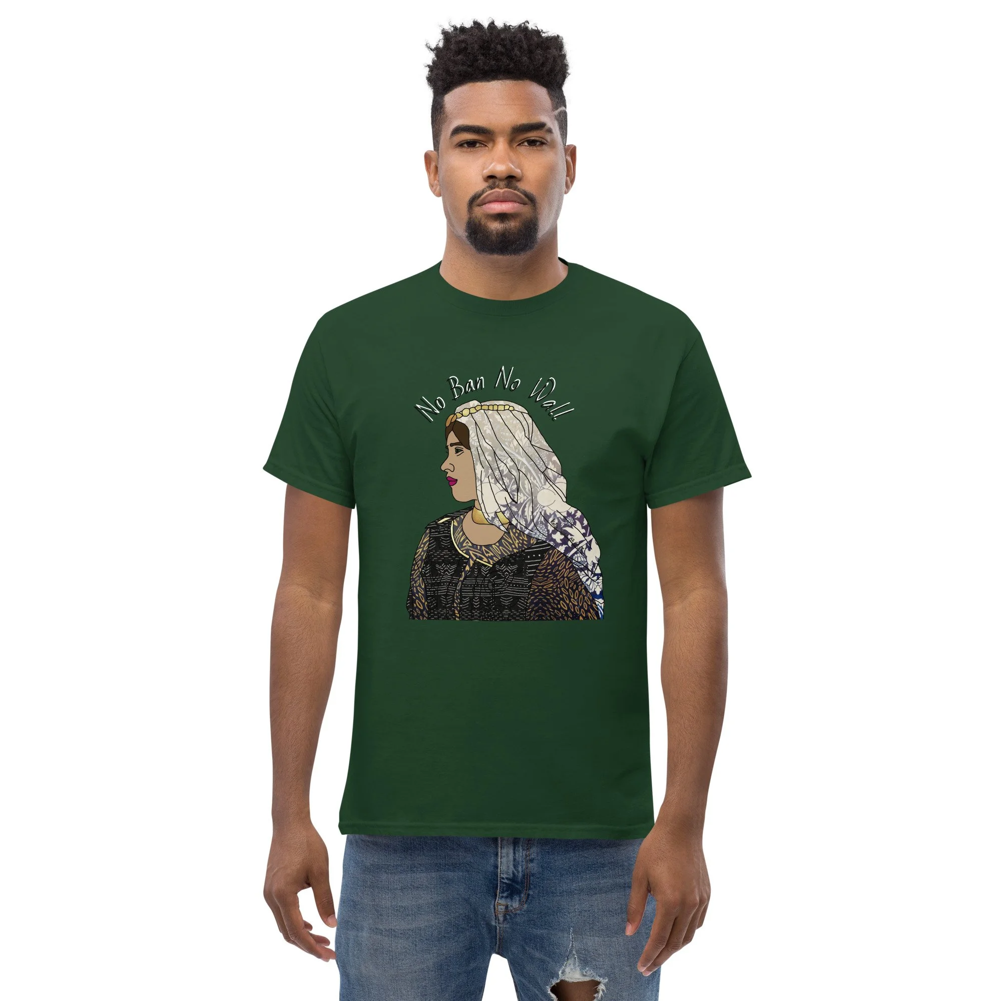 unisex-classic-tee-forest-green-front-6a2a13951c76c.jpg