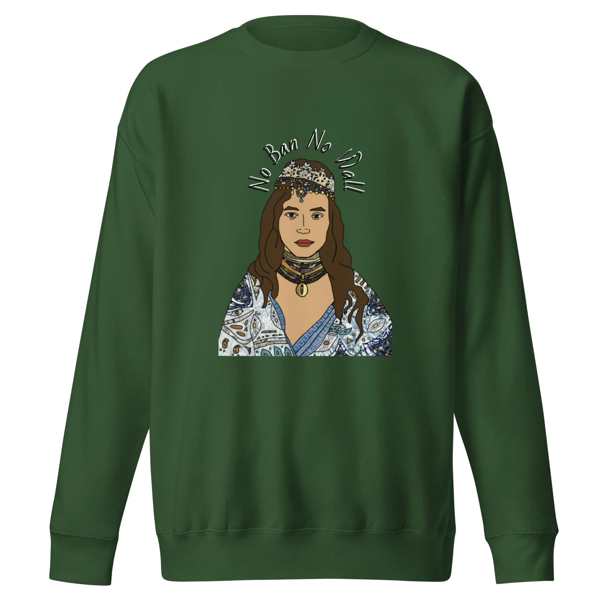 unisex-premium-sweatshirt-forest-green-front-6a2a16429f0ce.jpg