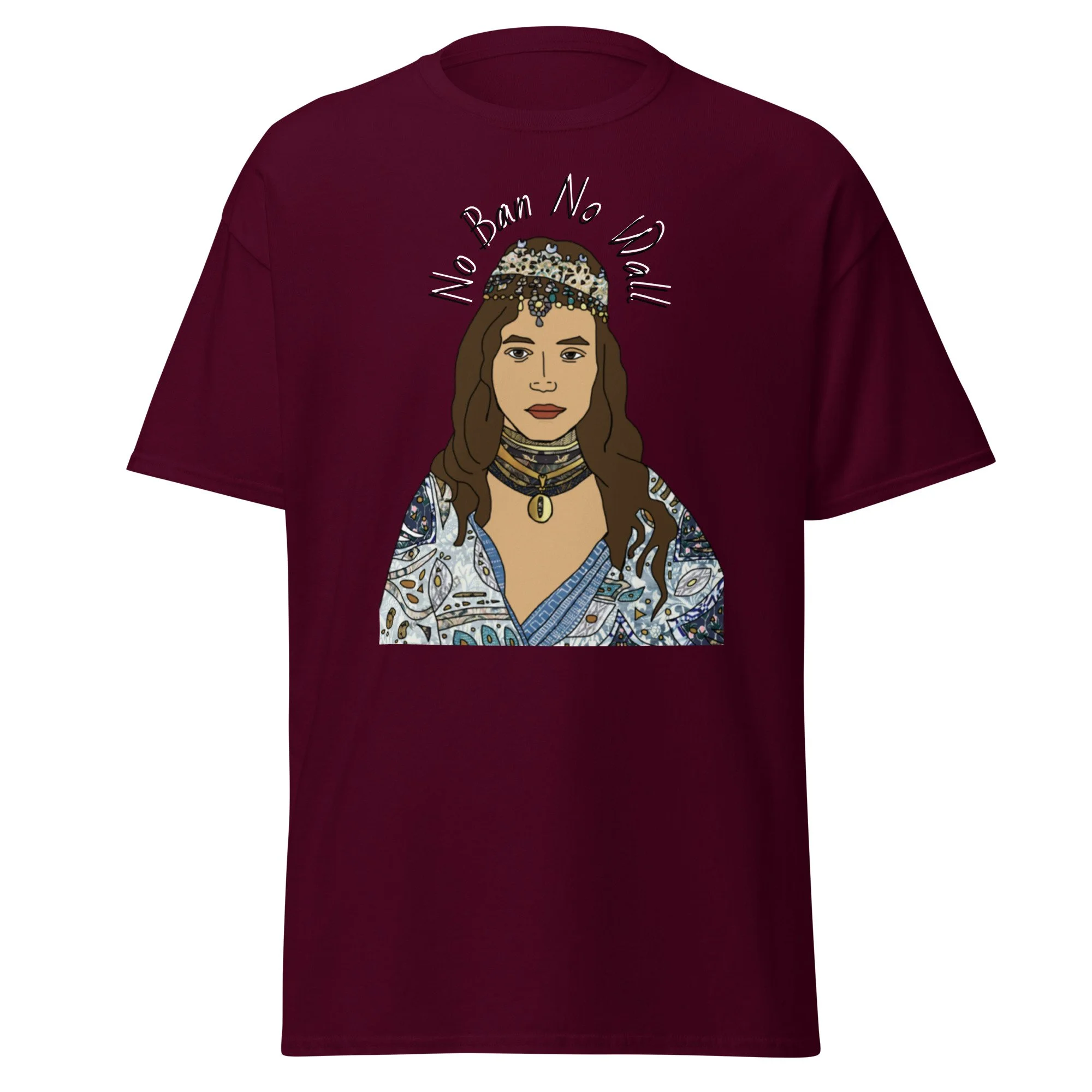 unisex-classic-tee-maroon-front-6a2a1976b74c3.jpg