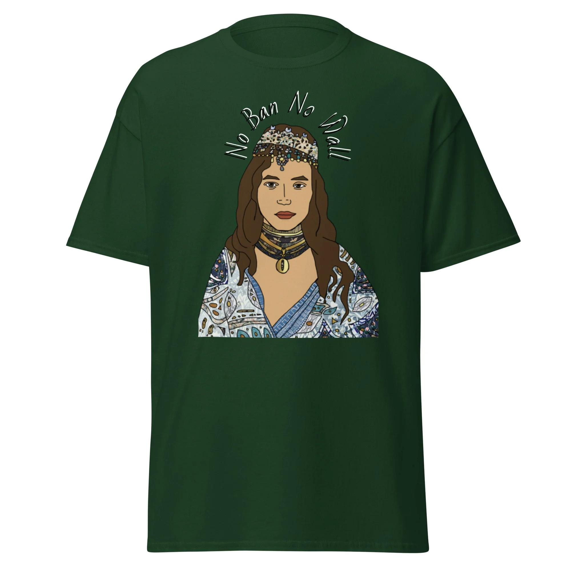 unisex-classic-tee-forest-green-front-6a2a1976b7721.jpg