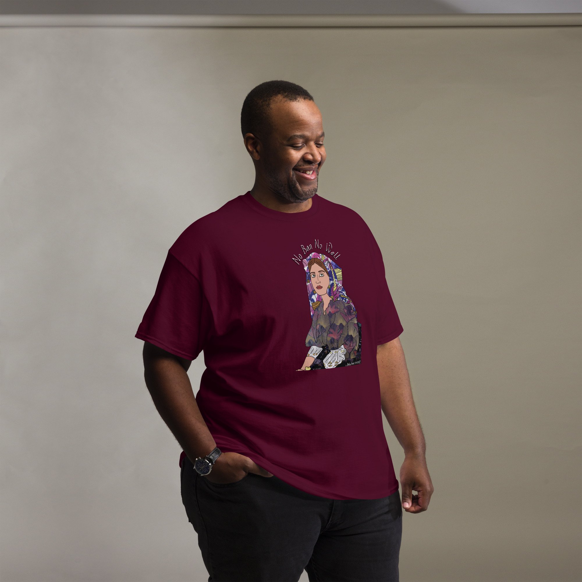 unisex-classic-tee-maroon-front-6a2a1b3ba375c.jpg