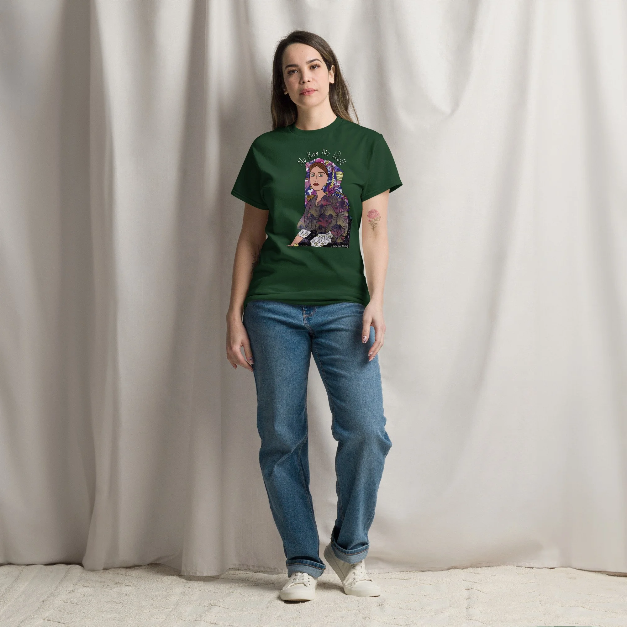 unisex-classic-tee-forest-green-front-6a2a1b3ba4e4f.jpg