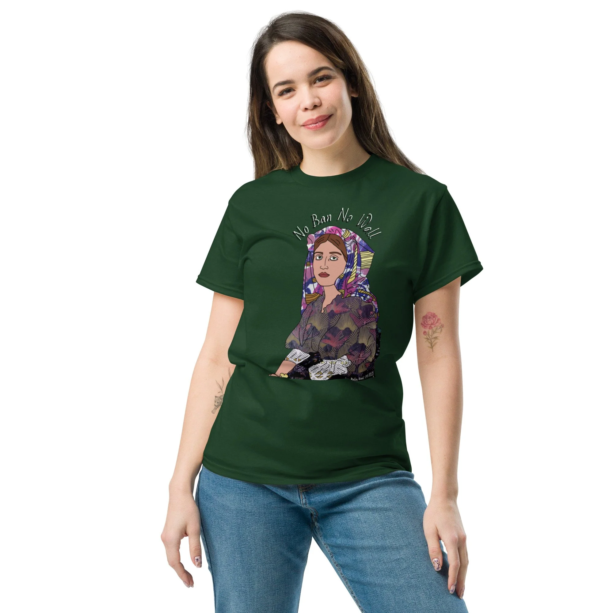 unisex-classic-tee-forest-green-front-6a2a1b3ba4320.jpg