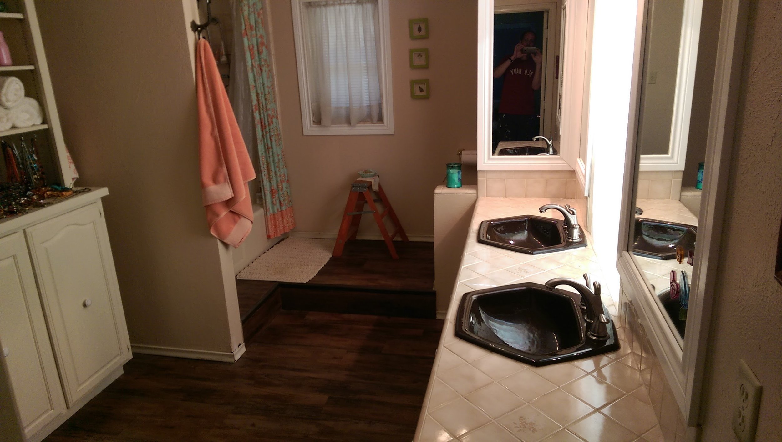 The bathroom: before