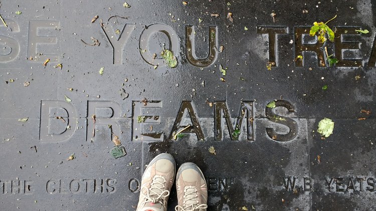 Treading just lightly on WB Yeats' dreams