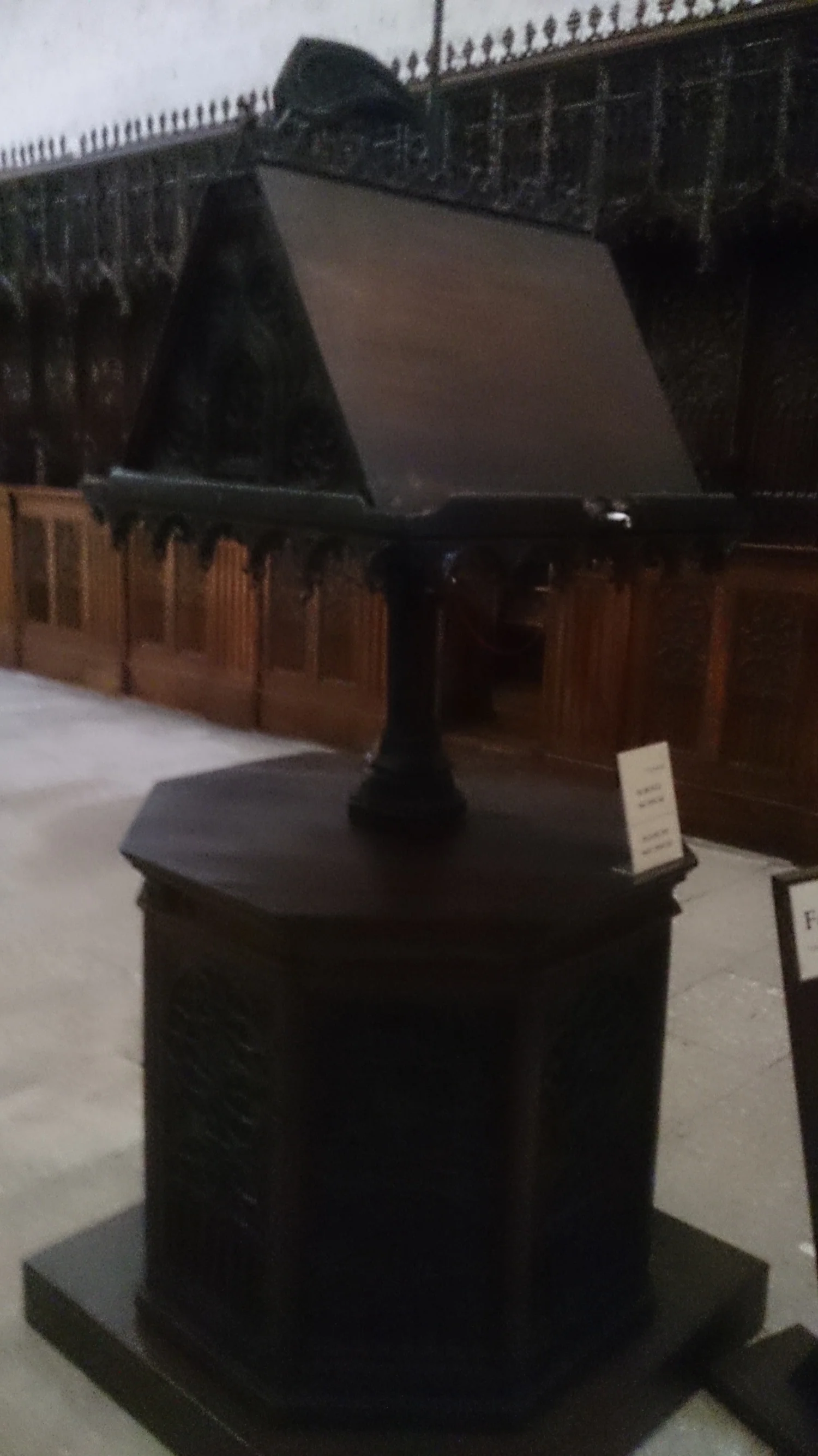Big lectern in the monks' choir