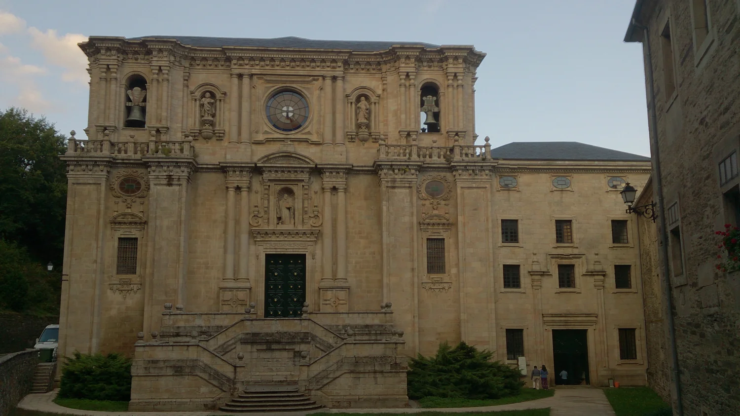 Entrance to the monastery church