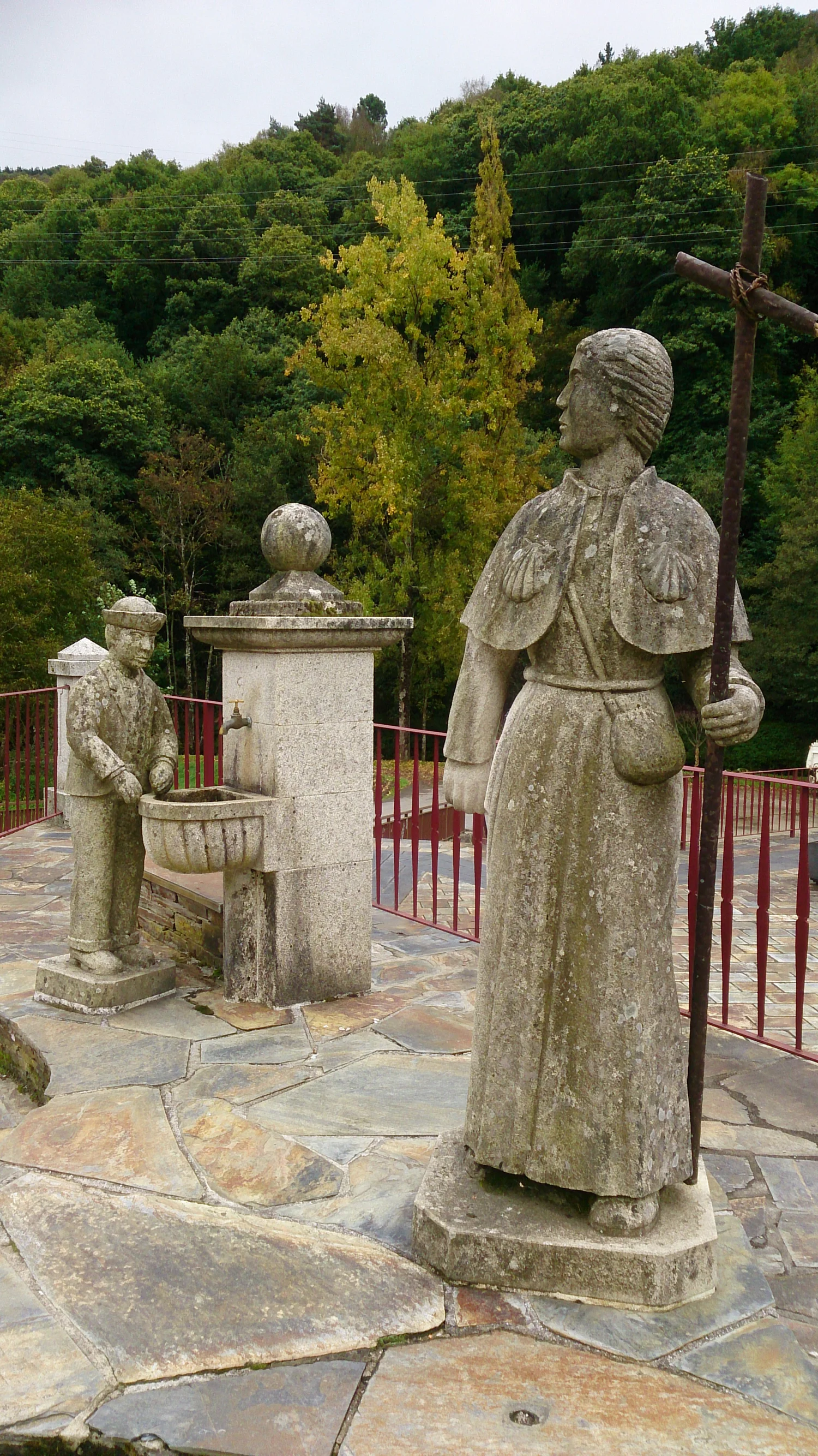 Some monuments to St James and the Camino pilgrims.