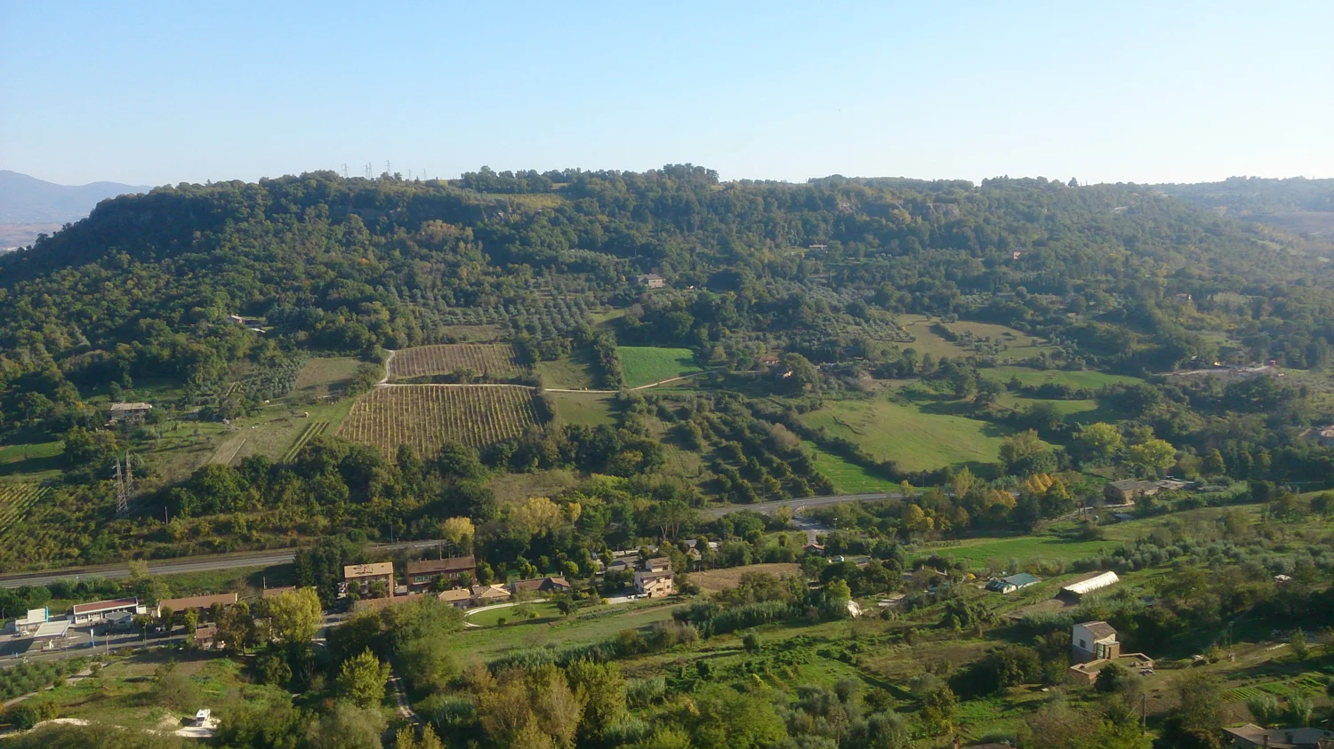 View from Orvieto town wall