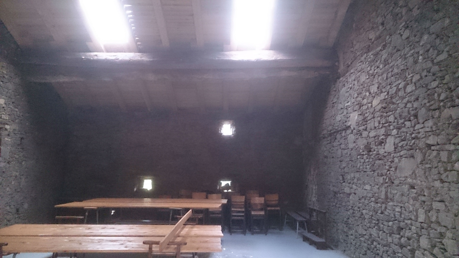 The Rivat farm barn now used for picnic groups.