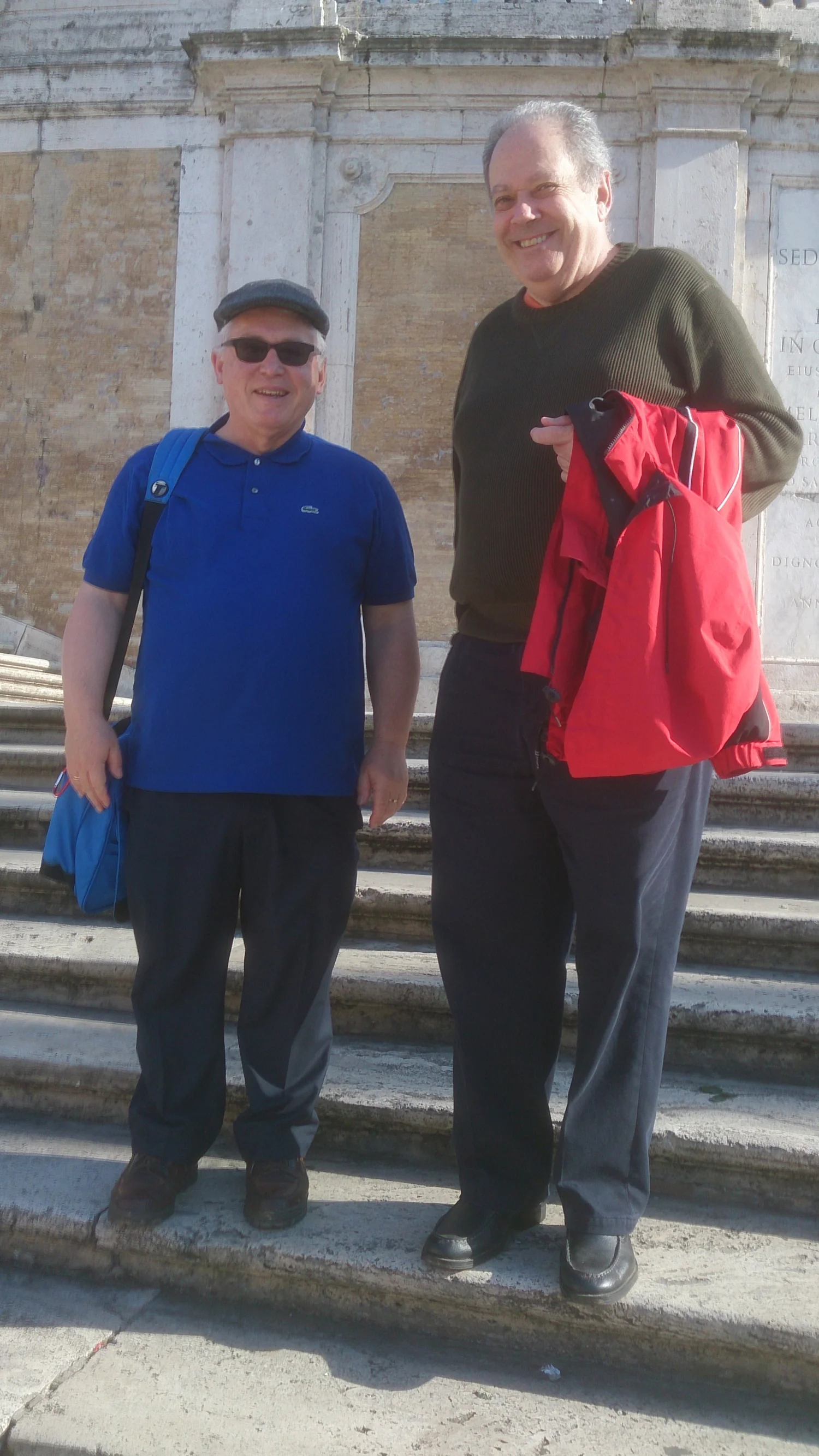 Our gracious Roman guide (from Pennsylvania) Br Don Neary fms.