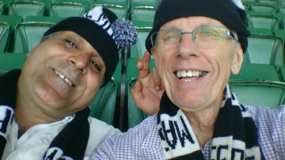 Anzac Day 2016 with Kazim Karami at MCG