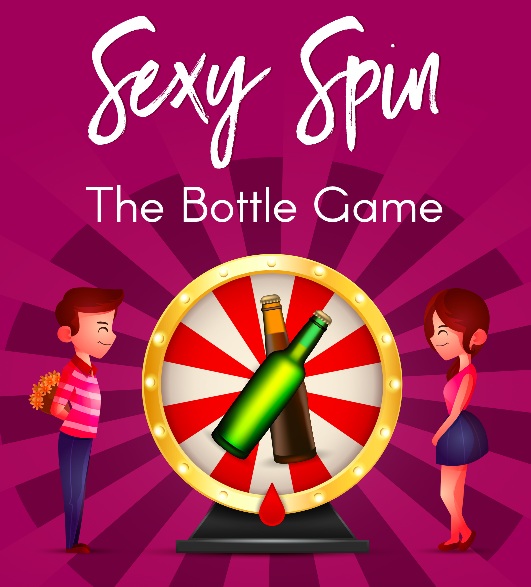 Playing spin the bottle