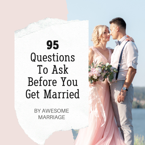 FREE list of questions to ask before you get married. — Awesome ...