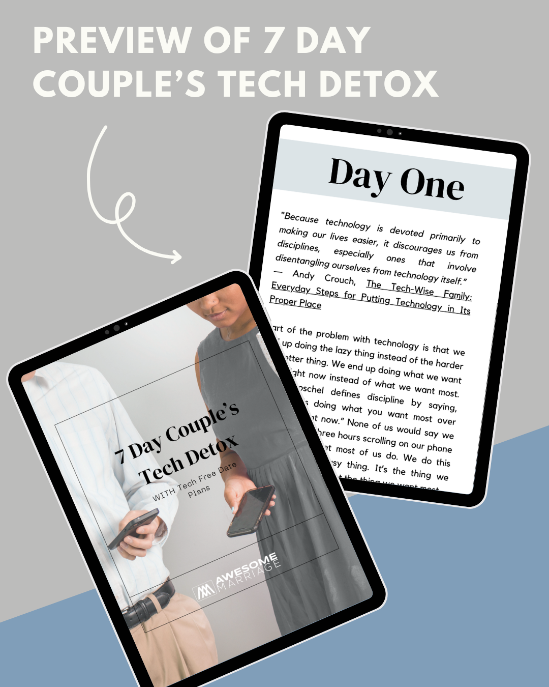 7 Day Couple's Technology Detox with FREE Date Tech Free Date Plans ...