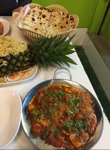 CHICKEN TAWA PLUS GARLIC NAAN FROM PAPAYA