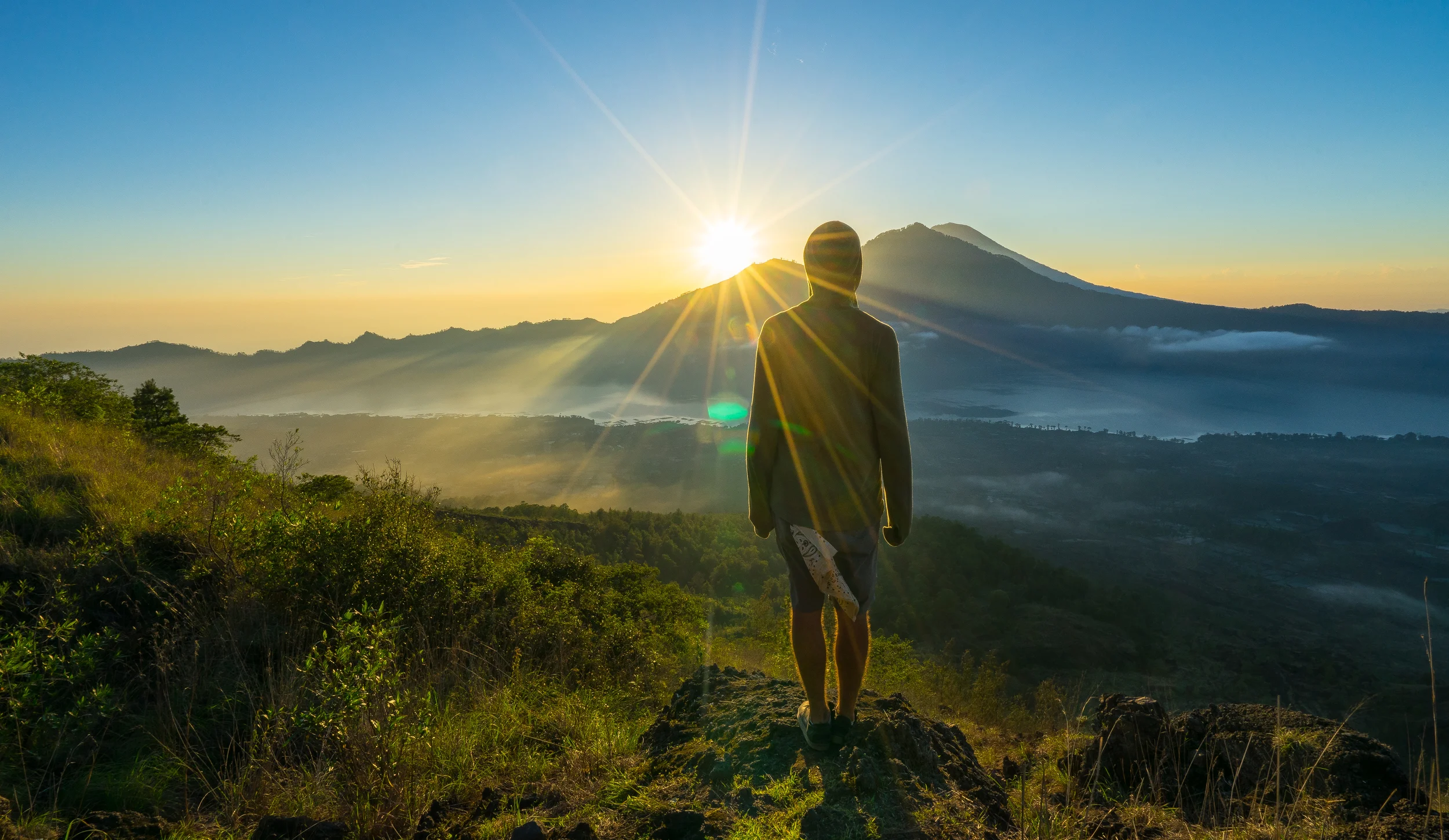 THE SUMMIT OF MT. BATUR, UBUD, INDONESIA