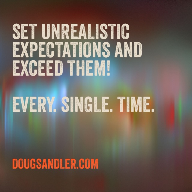 Unrealistic Expectations Nice Guys Finish First Doug Sandler