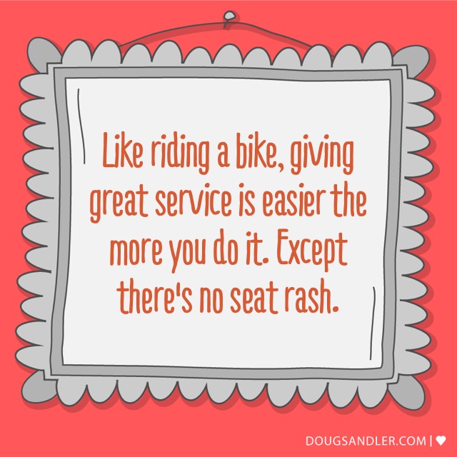 Bike riding and service