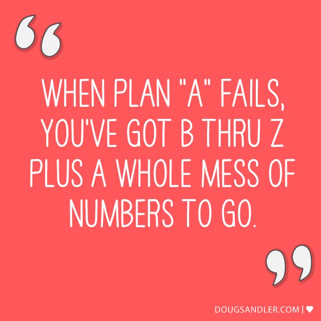 Plan A to Plan Z