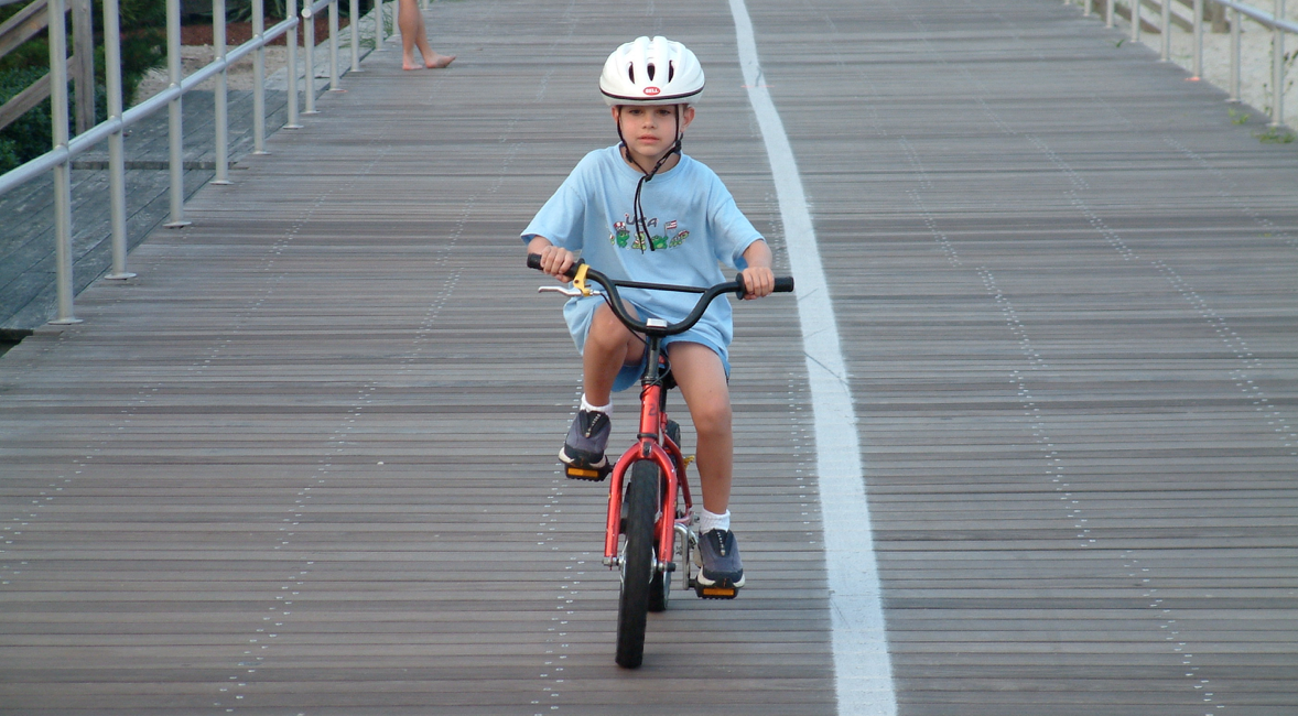 That amazing moment when you realize you are just as excited as your kid without training wheels .