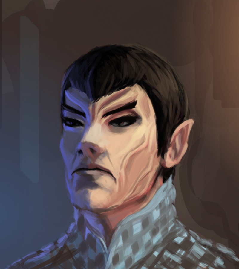 Romulan portrait painting