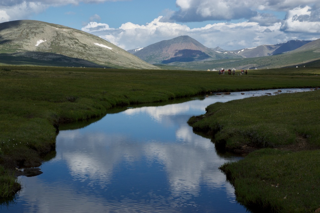 Myangan Bulag area of Ulaan Taiga ( Thousand Springs of Red Taiga) is located in the East taiga of northern Huvsgul province in Mongolia. It is home to the Tsaatan people and their reindeers. 