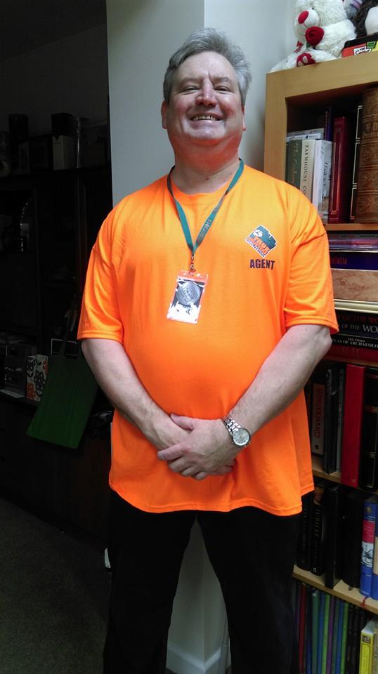The Agent Shirt as modelled by Agent Nigel.
