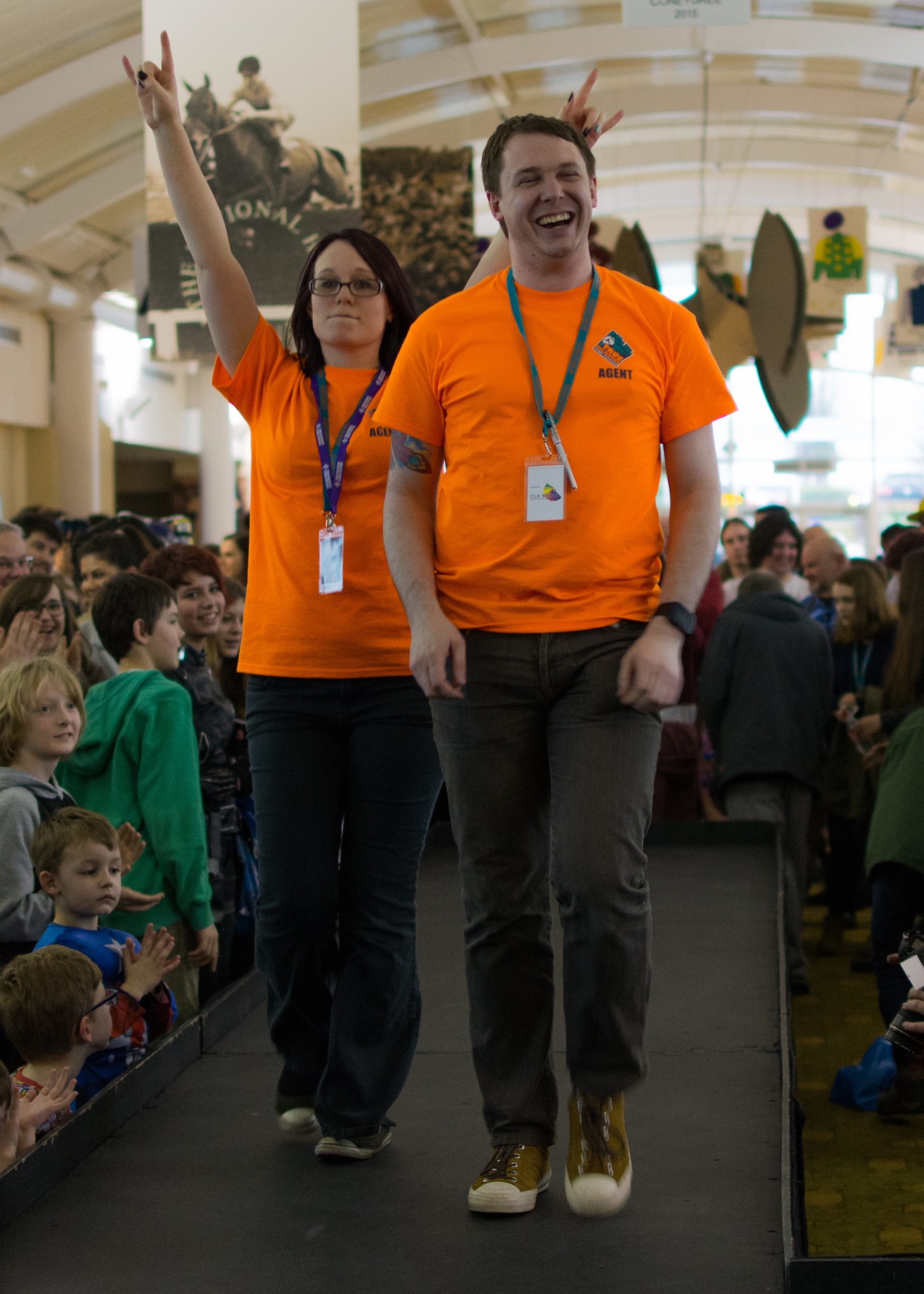 AGents at the end of another successful celebrate cosplay catwalk - photo by trevpi photography