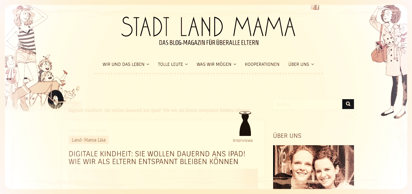 Screenshot: StadtLandMama
