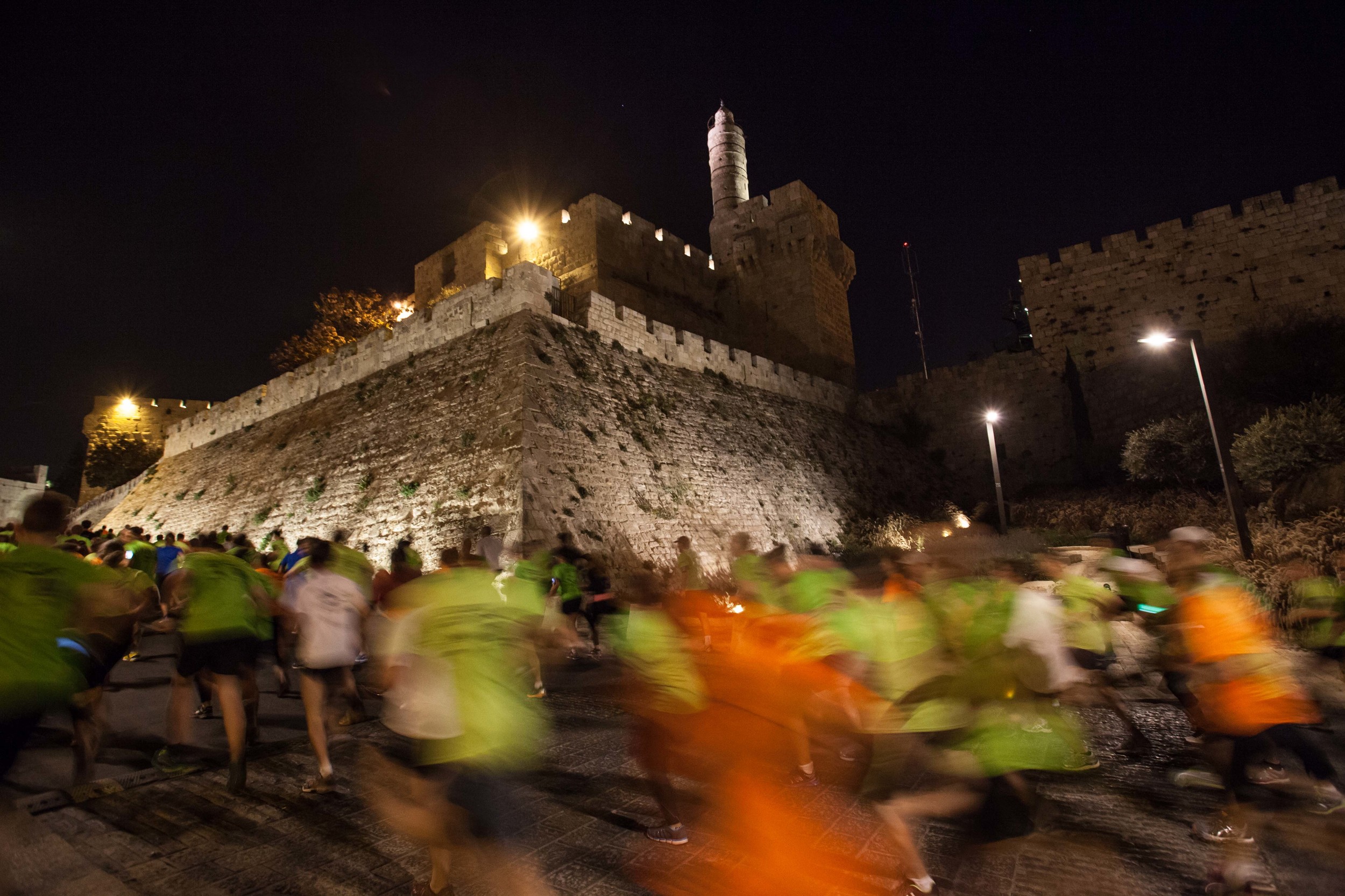   Jerusalem night run 2013  