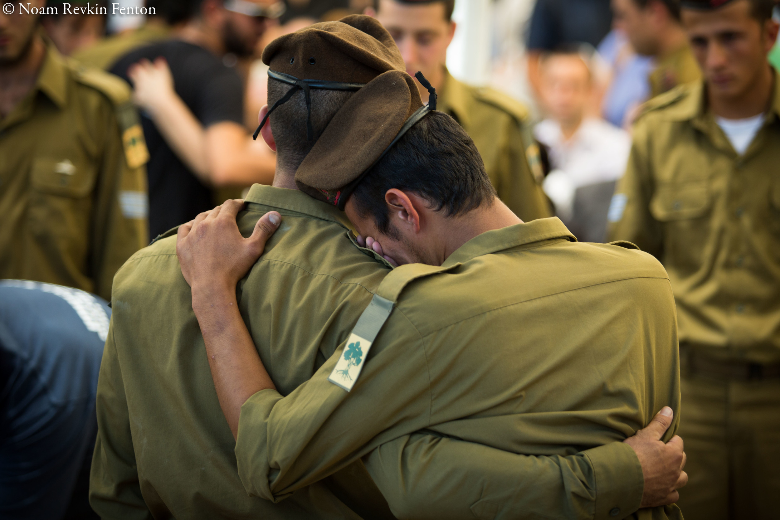 The funeral of Max Steinberg