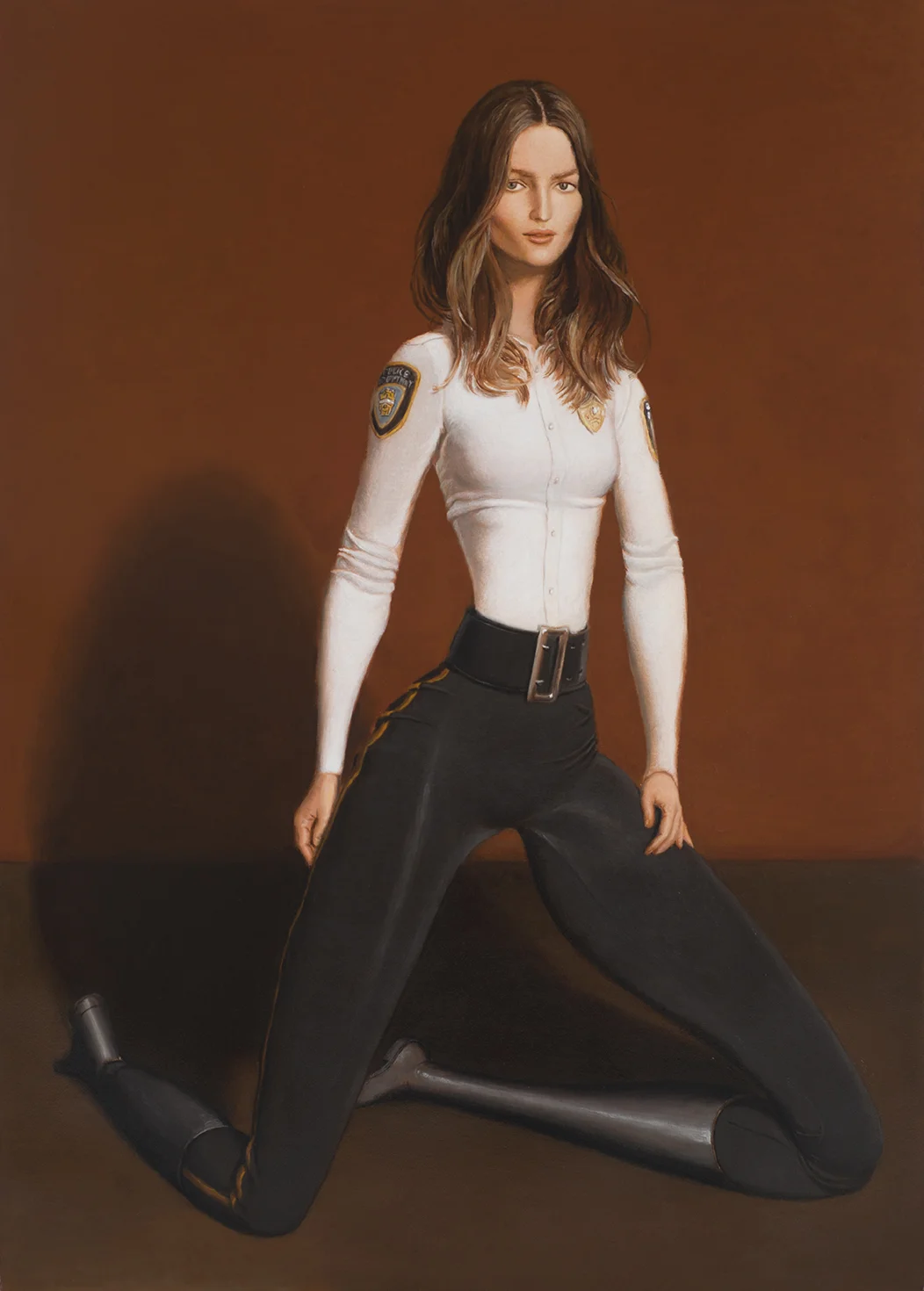 Kneeling Cop