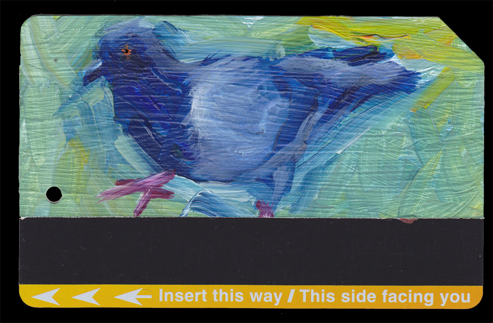 NYC Subway Card Pigeon No. 6