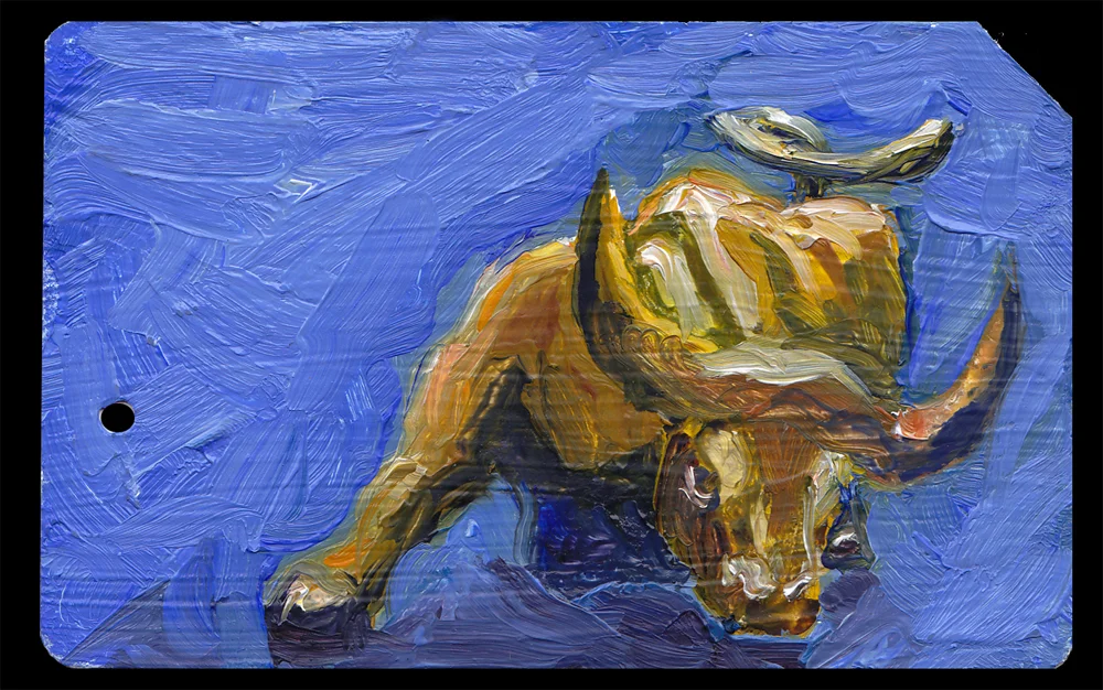 Metro Card Wall Street Bull No. 3