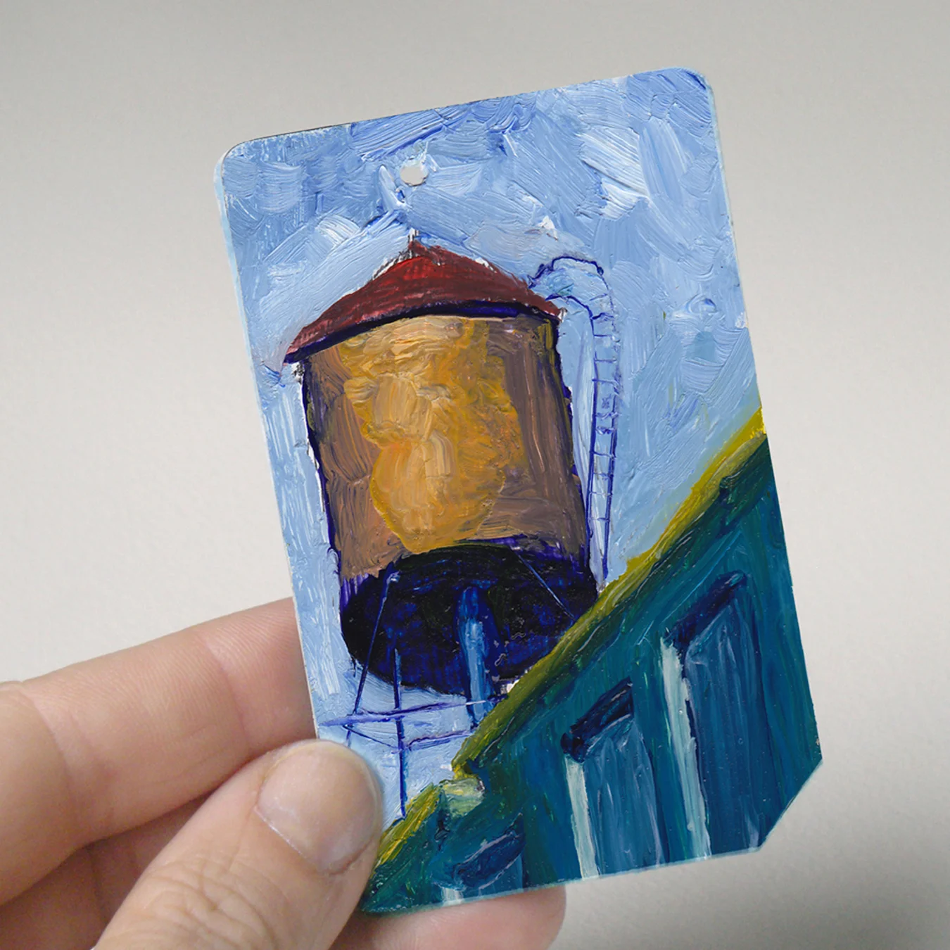 NYC Subway Card Water Tower No. 14